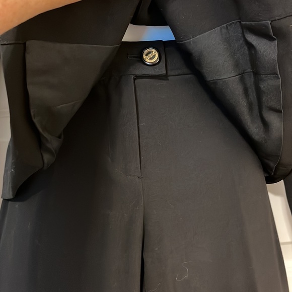 Cache black pantsuit with ribbon detail - Picture 8 of 13